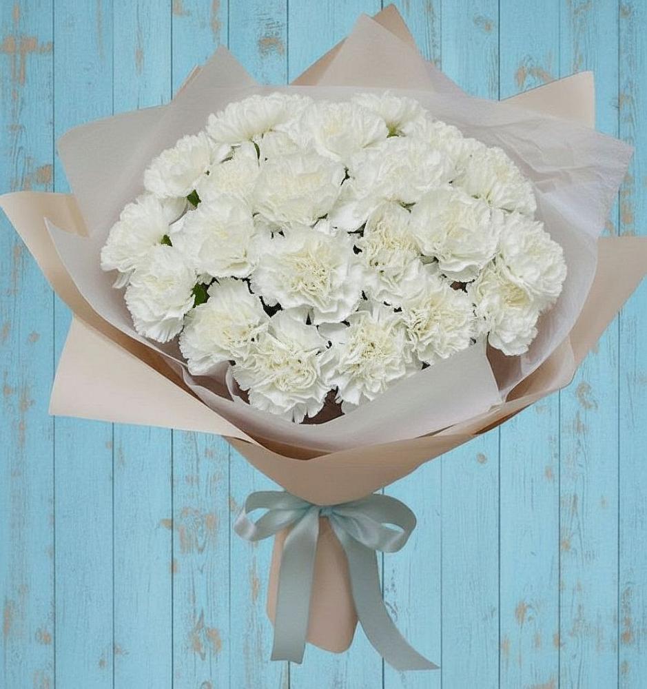 Букет цветов из: Гвоздики в Целине