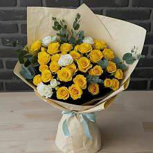 Букет цветов из:  Розы #REPLACE_PRED# Целине