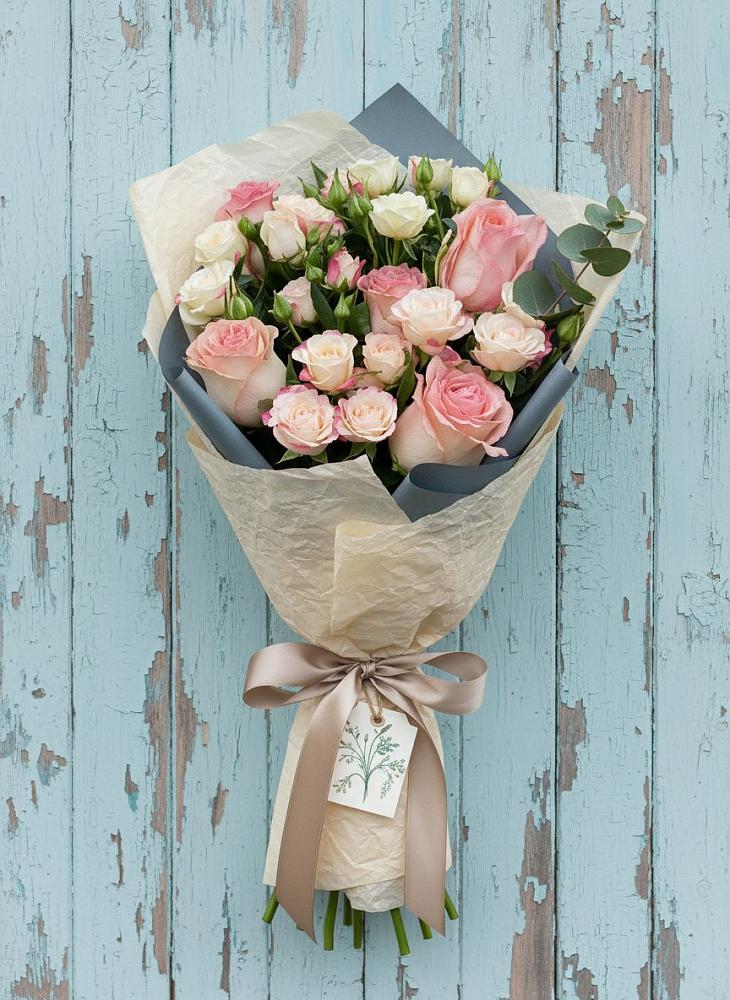 Букет цветов из: Розы в Целине