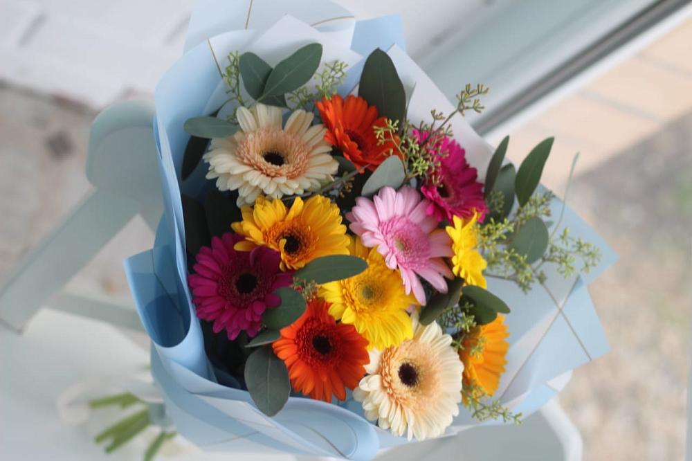 Букет цветов из: Герберы в Целине