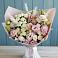 Букет цветов из: Альстромерии и Розы в Целине