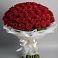Букет 101 Красная роза Блэк Мэджик в Целине