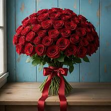 Букет Красные розы Блэк Меджик в Целине