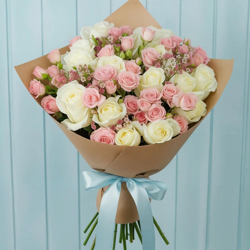 Букет цветов из: Розы в Целине