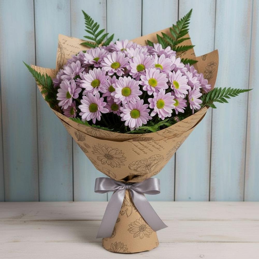Букет цветов из: Хризантемы в Целине
