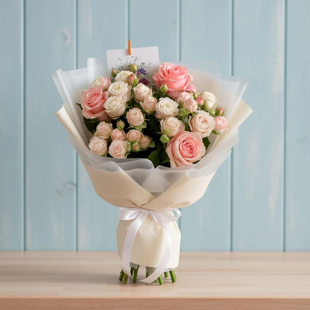 Букет цветов из: Розы в Целине