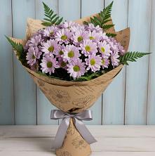 Букет цветов из:  Хризантемы в Целине